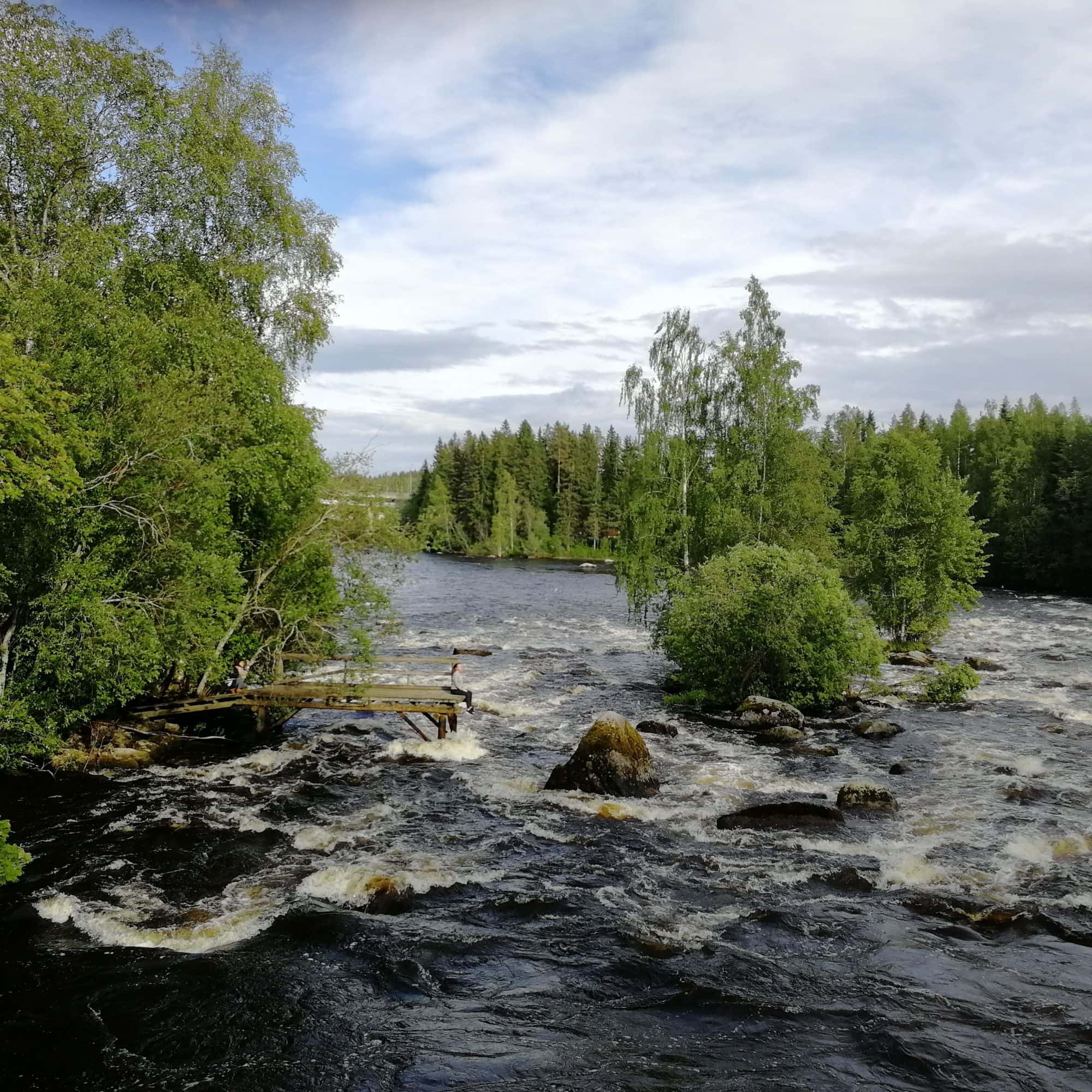 Varjolan tila koskenlasku